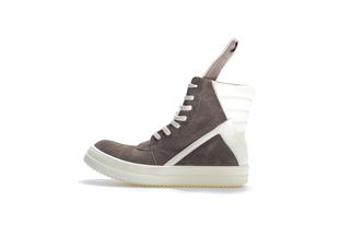 rick鞋 棕色麂皮反毛皮倒三角dark 主线 king高帮男鞋 ROK出品owens