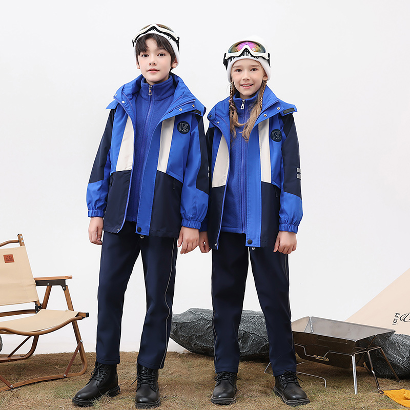 澜洋贝贝小学生校服班服冲锋衣装