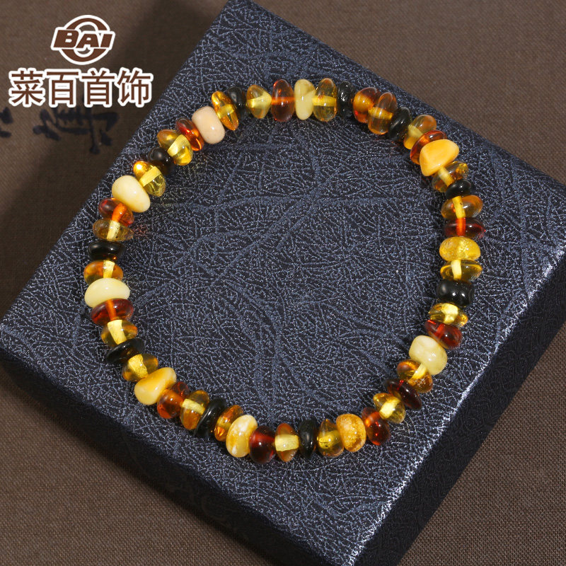 Caibai jewelry Amber Hand string Conformal Flowers Perot Amber Hand string Bracelet natural Amber Hand string rough  certificatein the Jewelry/Diamond/Jade/Gold , Natural amber (New) , Bracelets  category - from Buy2taobao.com to provide professional Taobao agent buy service