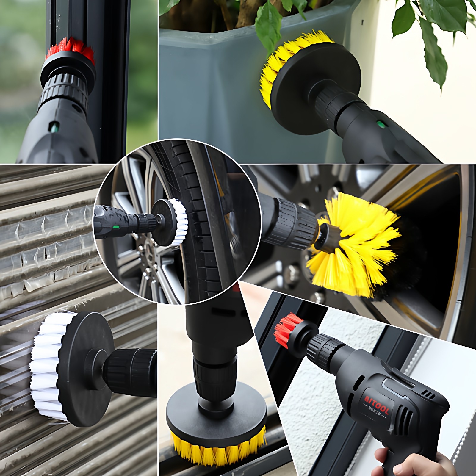 手电钻电动浴室瓷砖清洁刷头陶瓷瓷砖百洁布地板瓷砖缝隙去渍除锈,汽车用品/电子/清洗/改装,车刷,淘宝优惠券,粉丝福利购,淘宝优惠卷