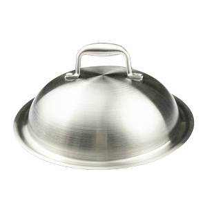 201无磁全不锈钢锅盖配件空心盖钮可配汤炒蒸锅盆盖26/28/30/32cm