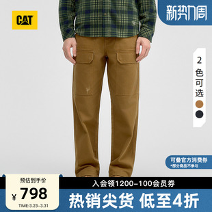 男士 商场同款 经典 休闲长裤 百搭伐木工装 CAT卡特春季