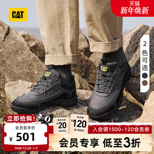 通勤鞋 CAT卡特25秋冬男士 板鞋 舒适轻便拼接低帮休闲鞋 新品