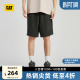 短裤 CAT卡特夏季 男户外休闲水洗抽绳设计直筒百搭休闲工装