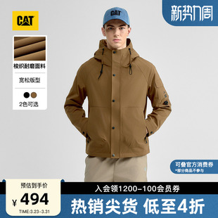 休闲百搭印花立体单夹克 轻户外经典 CAT卡特春季 男士