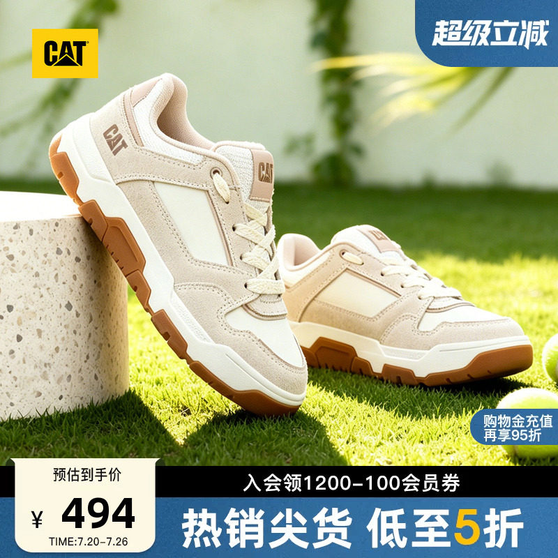 CAT卡特26春季新品女士休闲精致舒适运动鞋增高厚底vintage板鞋