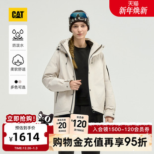 派克羽绒服商场同款 CAT卡特25秋冬新品 女士立体裁剪防水保暖短款