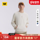 CAT卡特25秋冬新品 男士 户外休闲全棉口袋套头圆领多色廓形卫衣