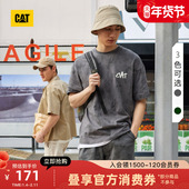 短袖 T恤商场同款 男士 户外CoolMax扎染宽松版 凉感 CAT卡特夏季