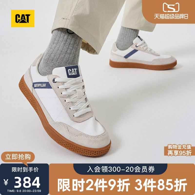 卡特秋季新品男士舒适休闲运动通勤平底运动鞋vintage板鞋