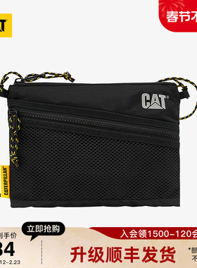 CAT卡特25秋冬新品男女同款户外斜挎包多功能多色收纳包休闲小包