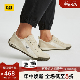 CAT卡特春季男士休闲鞋薄底德训鞋小白鞋板鞋户外休闲鞋