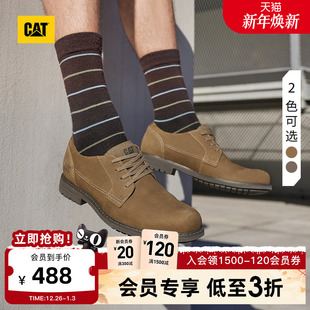 男款 户外休闲鞋 时尚 日常通勤鞋 舒适低帮牛皮鞋 CAT卡特25秋冬新品