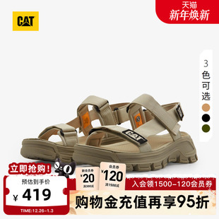 商场同款 CAT卡特秋冬男士 男鞋 沙滩鞋 户外休闲简约百搭凉鞋