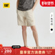 休闲绣花logo设计直筒宽松短裤 CAT卡特夏季 男户外运动经典