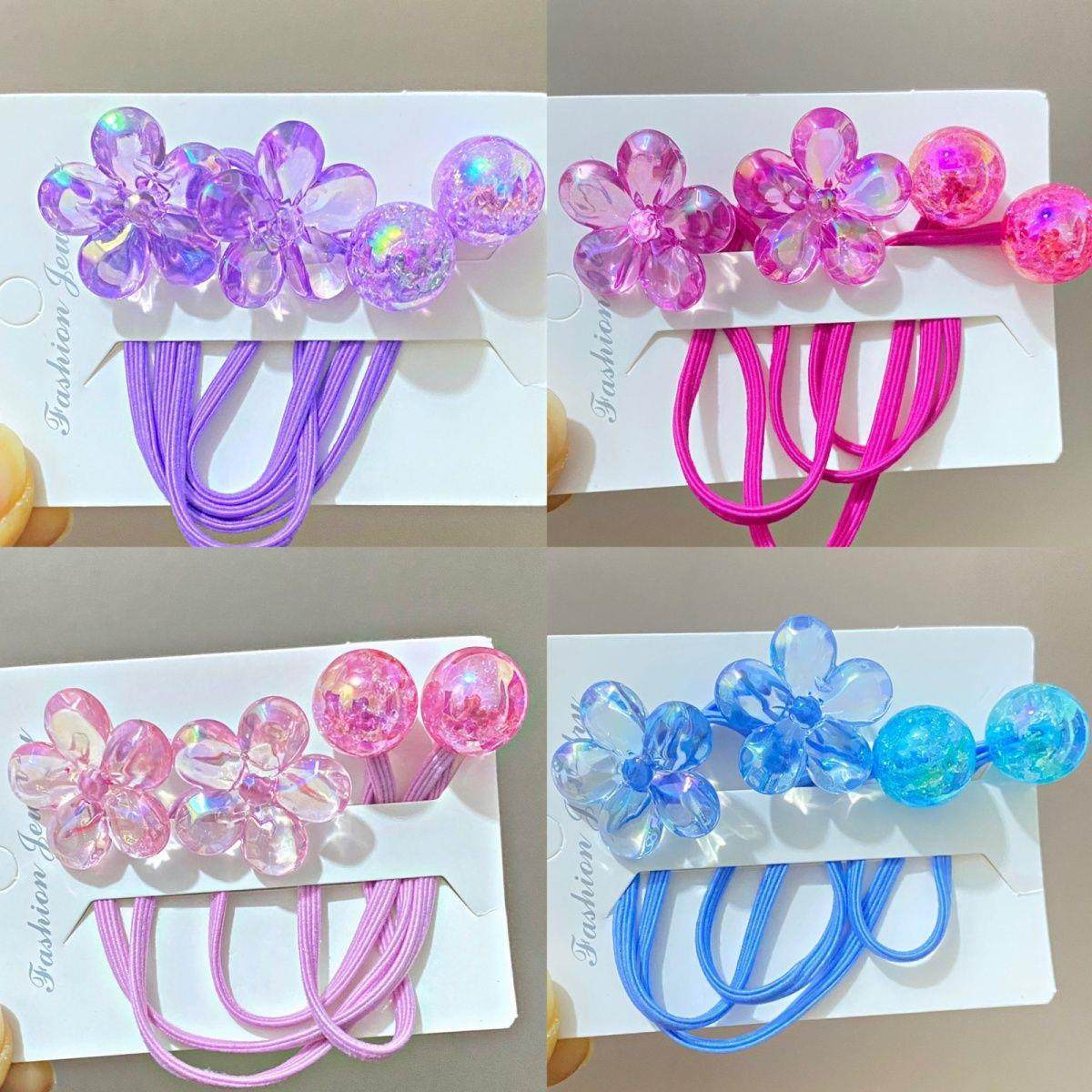 韩版彩色山茶花发圈高马尾头绳高弹力绕绕橡皮筋发绳女生发饰头饰,童装/婴儿装/亲子装,发饰,淘宝优惠券,粉丝福利购,淘宝优惠卷