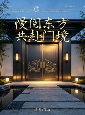 东方私宅铜浮雕工艺定制庭院入户