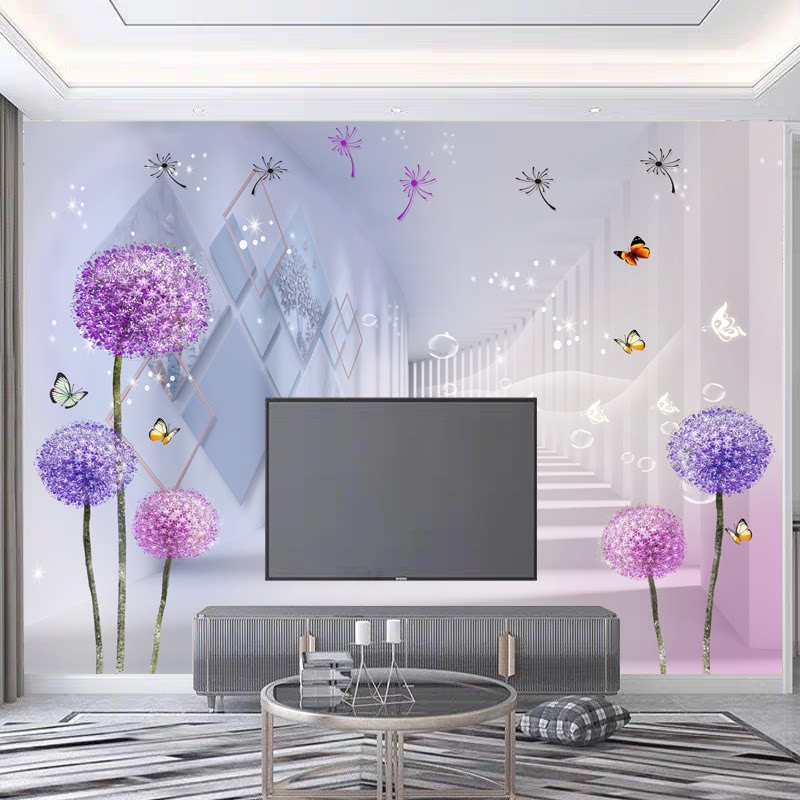自粘墙贴画纸现代简约客厅沙发电视背景墙壁画卧室床头装饰画壁纸