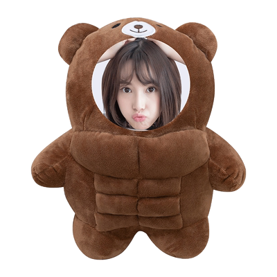 公仔玩偶diy来图定制可印照片