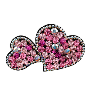 坤卡发饰韩版水钻爱心BB夹刘留海夹边夹日韩奥钻发夹发卡头饰