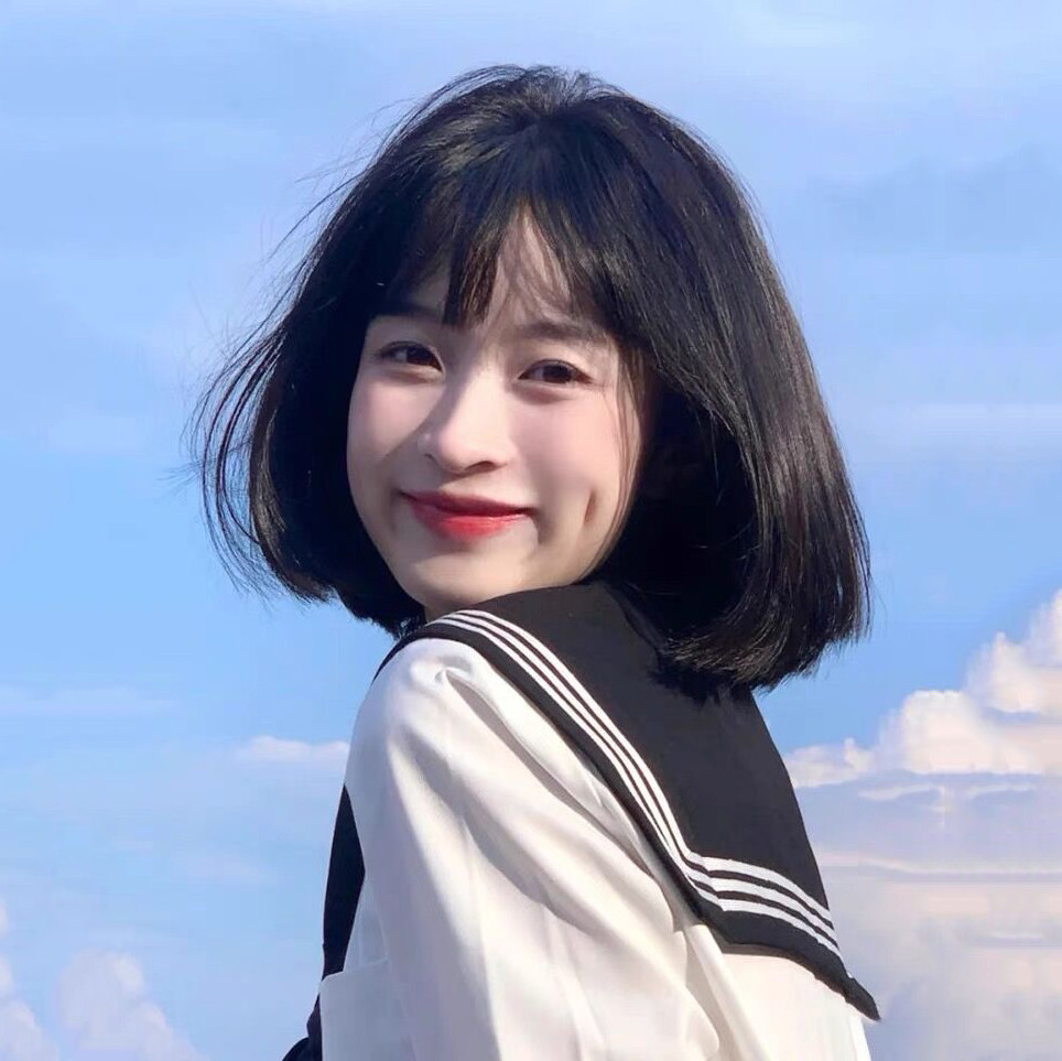 假发女短发bobo波波头空气刘海少女学生头减龄自然头套圆脸短直发