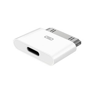 适用苹果lighting母转iPhone4S转接头iphone4手机XS数据线30pin接口转iPad1/2/3平板电脑充电器转换头连接线