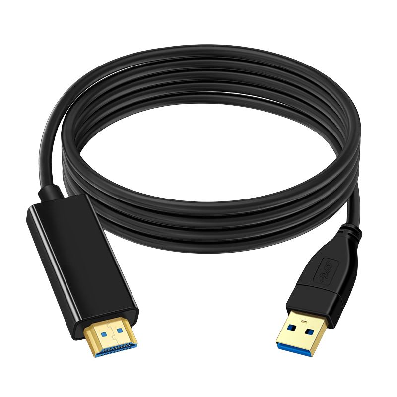 USB3.0转HDMI高清线扩展投屏电视显示器投影仪外接显卡一体机台式电脑适用苹果荣耀联想三星笔记本HDIM转接头