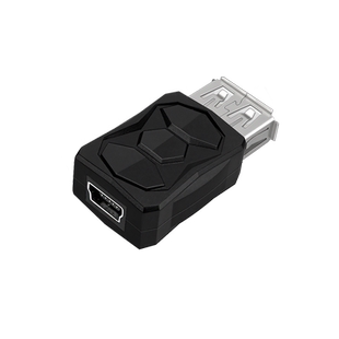 miniUSB转接头公转母连接头迷你T型口5P安卓Micro转USB母头充电数据T口v8转换器延长插口typec车载记录仪硬盘