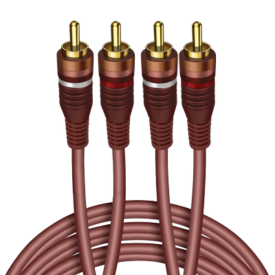 音频线双莲花头点歌机低音炮功放