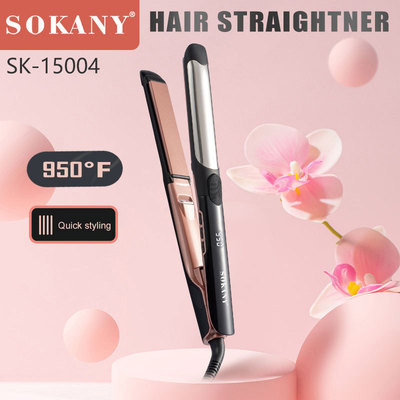 SOKANY15004夹板美发直卷两用直发器数显直板夹HAIR STRAIGHTNER