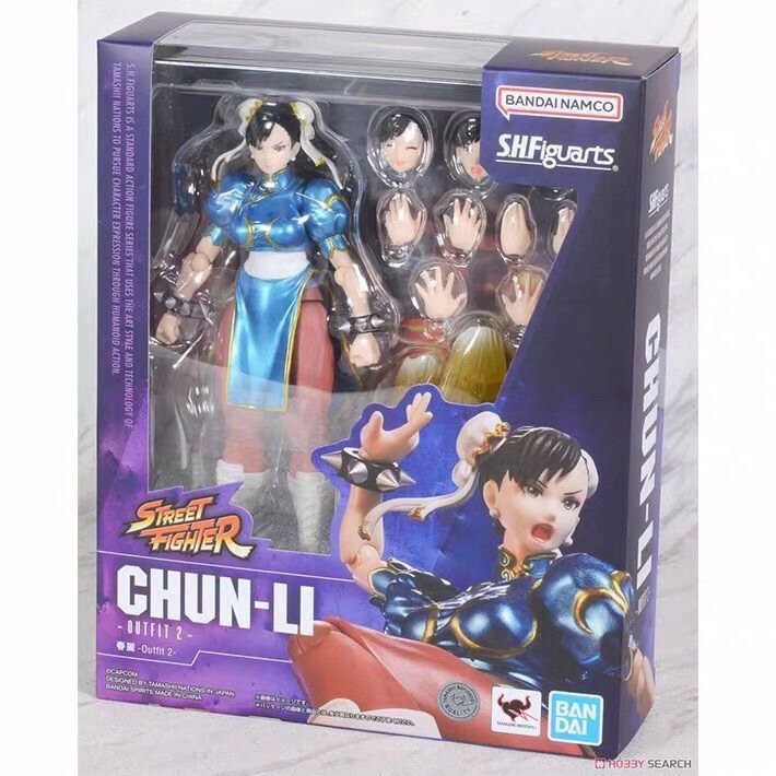 万代 SHF 街头霸王 街霸 春丽 服装Outfit 2 可动 手办 26再版