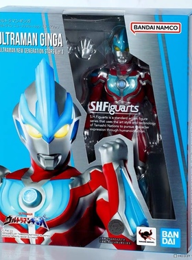 万代 SHF银河 奥特曼 基础形态 新生代 金迦 Ginga再版全明星可动