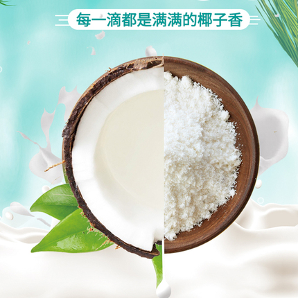 酸奶西米露甜品水果捞专用商用原味配料天然速溶椰子浆粉热饮奶茶