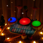 宝宝手敲电子琴儿童乐器玩具婴幼儿益智八音琴音乐手W拍拍鼓男女