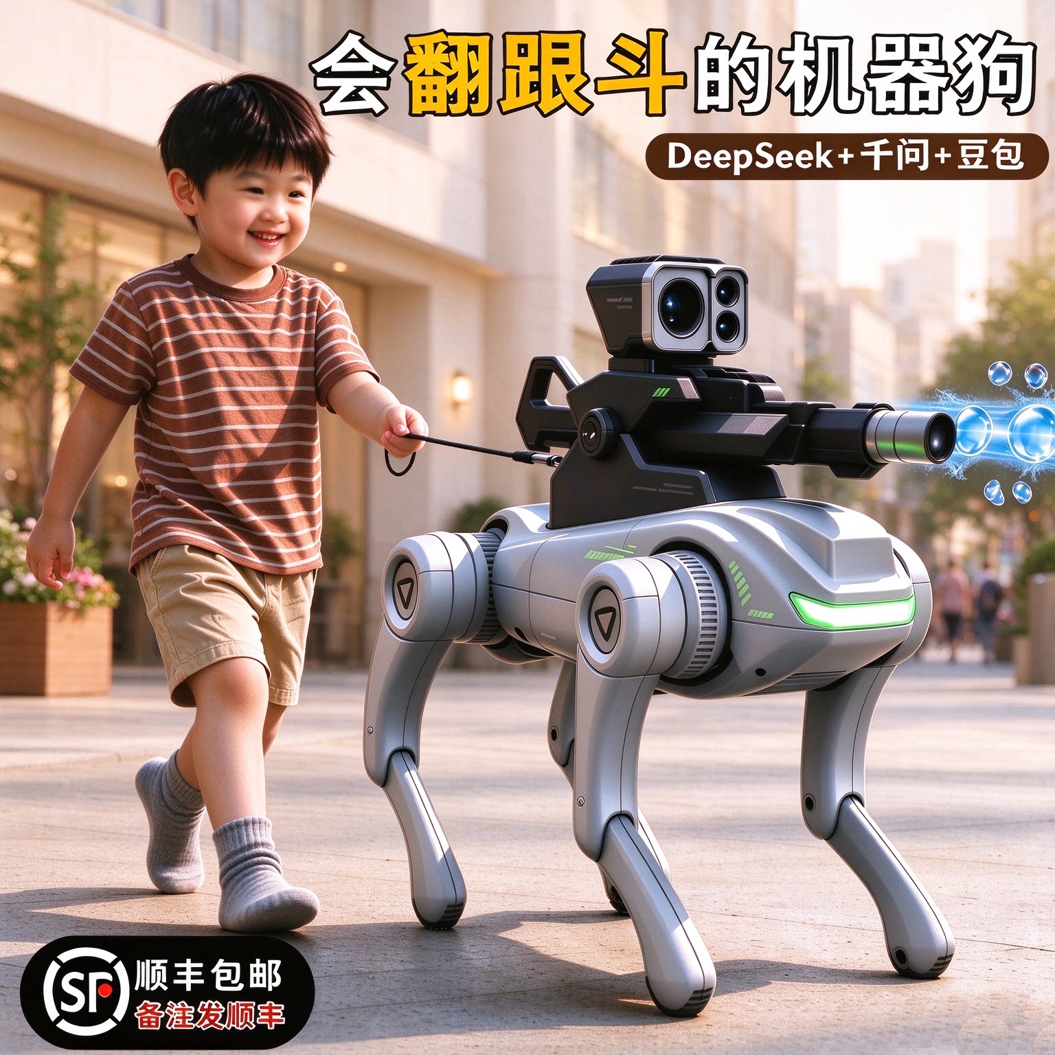ai智能机器狗2026新款儿童玩具男孩的生日礼物男童6岁8以上10十12