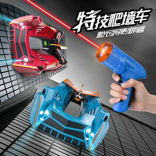 追光爬墙车rc儿童玩具车男孩遥控小汽车赛车男R童攀爬漂移跑车新