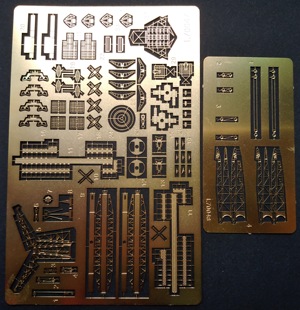 1/700  北卡罗来纳级战列舰改造套件蚀刻片  L70048