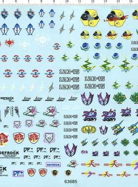 ZAFT 大西洋联合 MSV MS衍生多种机体标志 模型水贴纸ASTRY废物商