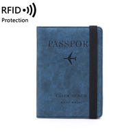 RFID simple and ultra-thin Korean ins anti-theft card multi-functional air ticket holder storage bag, travel passport card holder case thumbnail 4