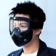 高清防护镜透明骑行面罩护目镜焊工防飞溅防尘防雾防风沙劳保面具