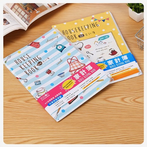 台湾手账本家用理财便携票据32K