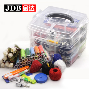线迷你缝纫线 针线盒套装 包邮 家用 针线包针线diy手工布艺缝衣服