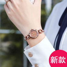 瑞士正品名牌女士手表防水时尚钨钢细带小巧精致手链全自动机械表