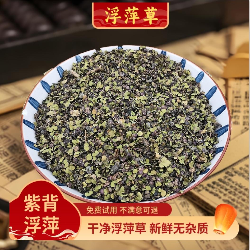 野生浮萍中药材浮萍药用紫背浮萍水草药精选田萍干浮萍洗侧柏叶