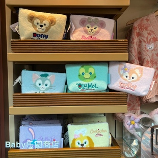 香港迪士尼 玲娜贝儿Olu可琦安星黛露达菲杰拉多尼化妆包 收纳包