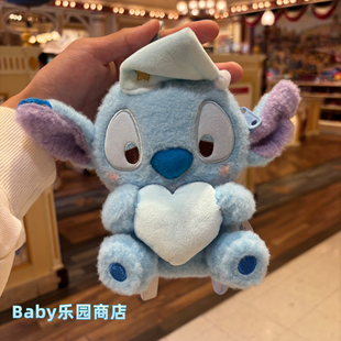 2025限定星際寶貝史迪奇安琪毛絨公仔玩偶掛件鑰匙扣 香港迪士尼
