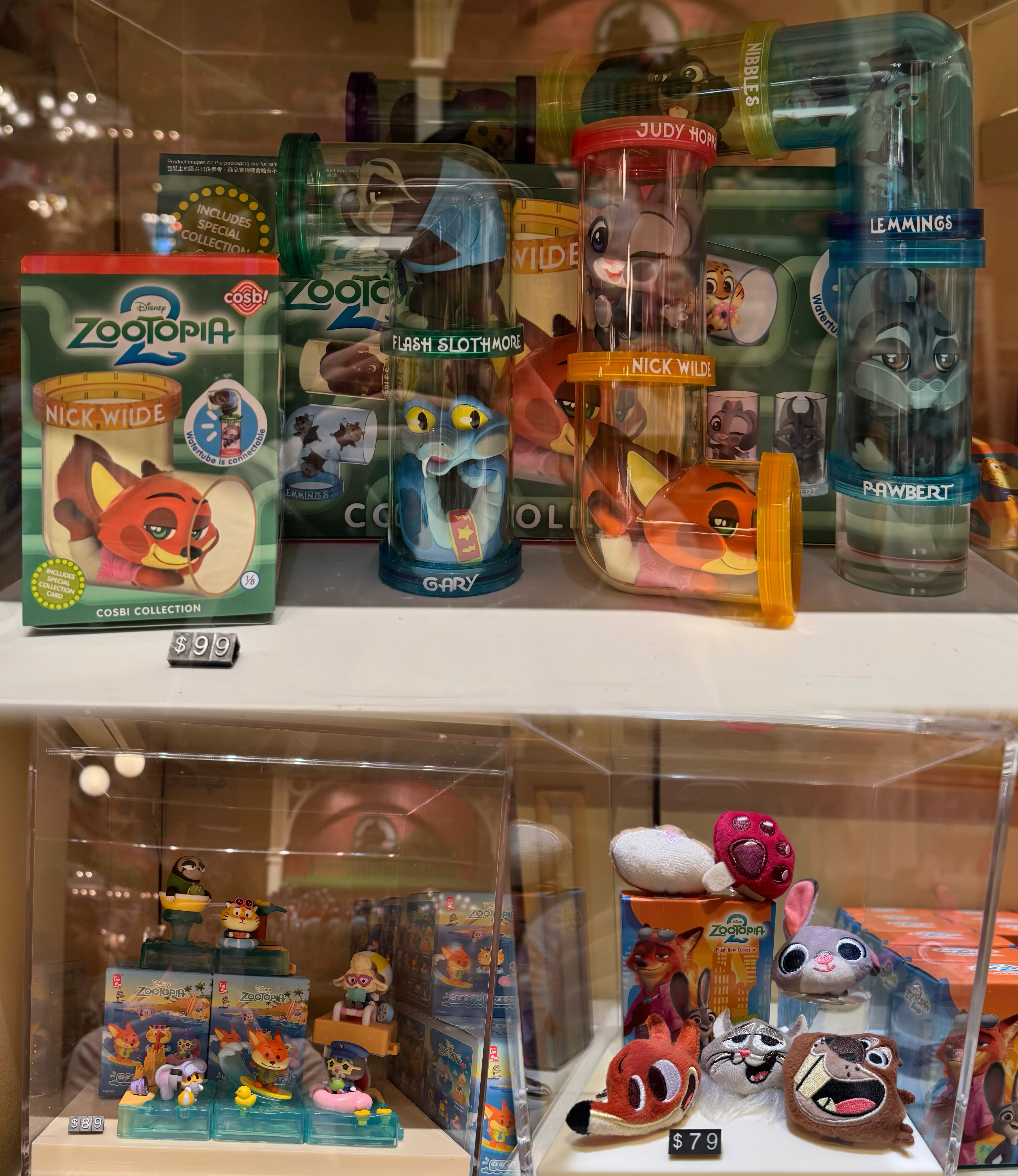 香港迪士尼 疯狂动物城2朱迪尼克卡通限定盲盒公仔 不退不换