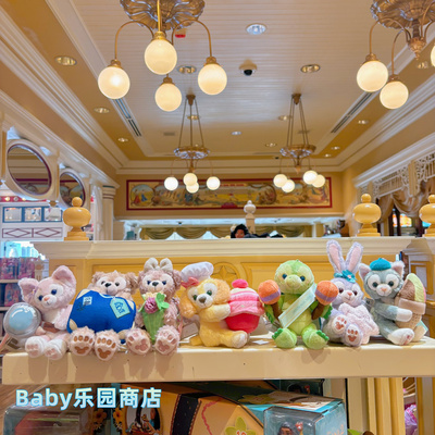 香港迪士尼 2025坐姿玲娜贝儿可琦安奥乐米拉达菲七宝毛公仔挂件
