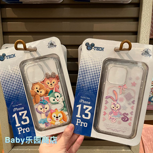香港迪士尼乐园 星戴露达菲可琦安杰拉多尼Iphone13Pro手机壳软壳