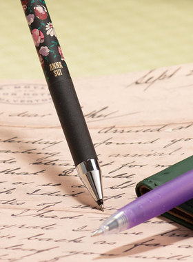 百乐PILOT安娜苏ANNASUI联名限定JUICEUP中性笔第3弹紫色金色玫瑰
